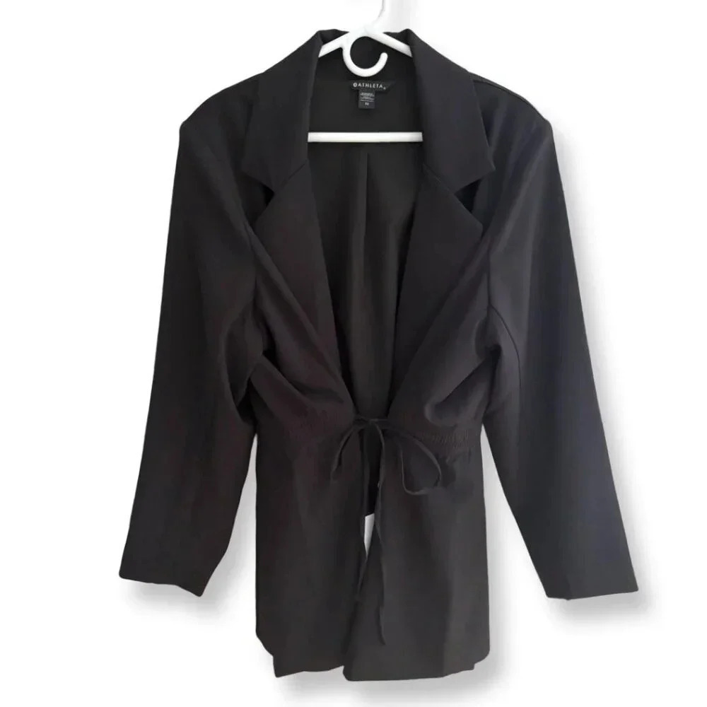 Athleta NWT Primatwill Career and Casual Blazer in Black Size 22 PLUS or 2XL - Picture 3 of 13